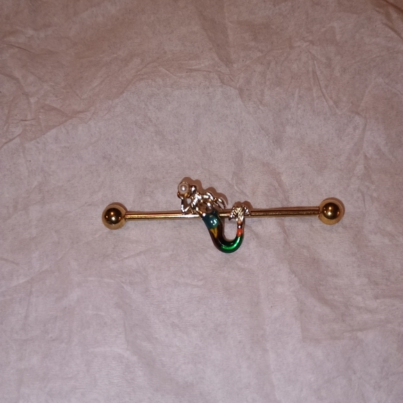 Mermaid Industrial Body Piercing Jewelry - Picture 3 of 3